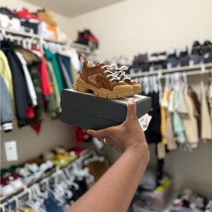 Kids Brown Gucci Sneakers